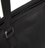 Chesterfield Leren Schoudertas Black Marvos