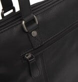 Chesterfield Leren Schoudertas Black Marvos