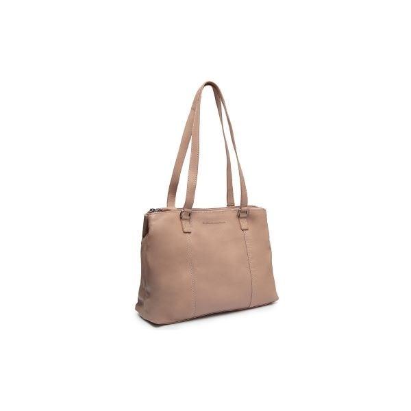 Chesterfield Leren Schoudertas Vintage Rose Marvos