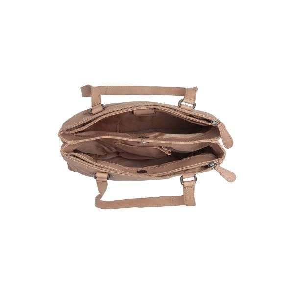 Chesterfield Leren Schoudertas Vintage Rose Marvos