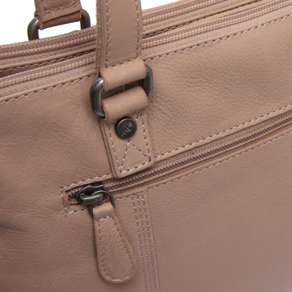 Chesterfield Leren Schoudertas Vintage Rose Marvos