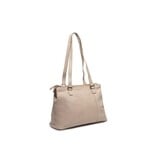 Chesterfield Leren Schoudertas Beige Marvos