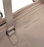 Chesterfield Leren Schoudertas Beige Marvos