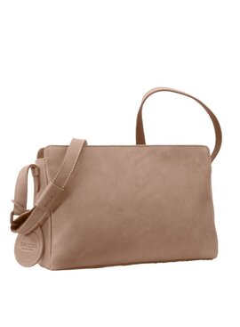 Saccoo Leren Schoudertas  Arica Taupe