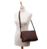 Saccoo Leren Schoudertas  Arica Chestnut