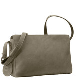 Saccoo Leren Schoudertas  Arica Military Green