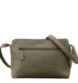 Saccoo Leren Schoudertas  Arica Military Green