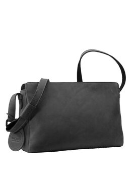 Saccoo Leren Schoudertas  Arica Black