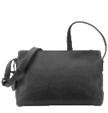 Saccoo Leren Schoudertas  Arica Black