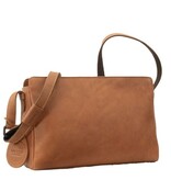 Saccoo Leren Schoudertas  Arica Cognac