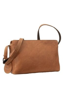 Saccoo Leren Schoudertas  Arica Cognac