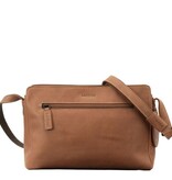 Saccoo Leren Schoudertas  Arica Cognac