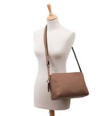 Saccoo Leren Schoudertas  Arica Cognac