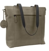 Saccoo Leren Shopper/laptoptas Compras Green