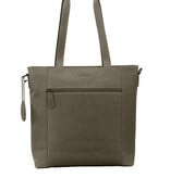 Saccoo Leren Shopper/laptoptas Compras Green