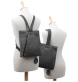 Saccoo Leren rugtas Lisa Black