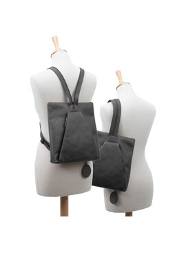 Saccoo Leren rugtas Lisa Black