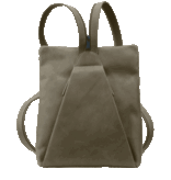 Saccoo Leren rugtas Lisa Military Green