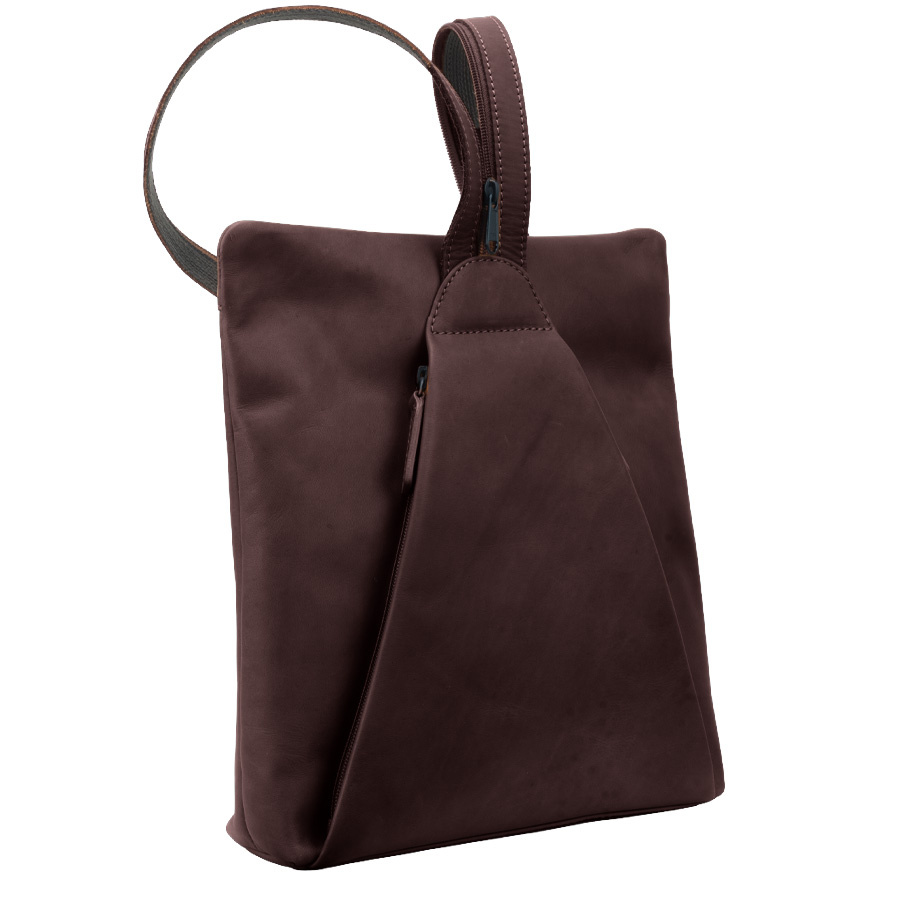 Saccoo Leren rugtas Lisa Chetsnut