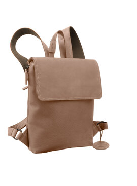 Saccoo Leren rugtas Acis M Taupe