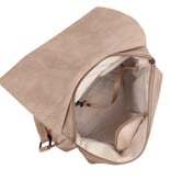 Saccoo Leren rugtas Acis M Taupe