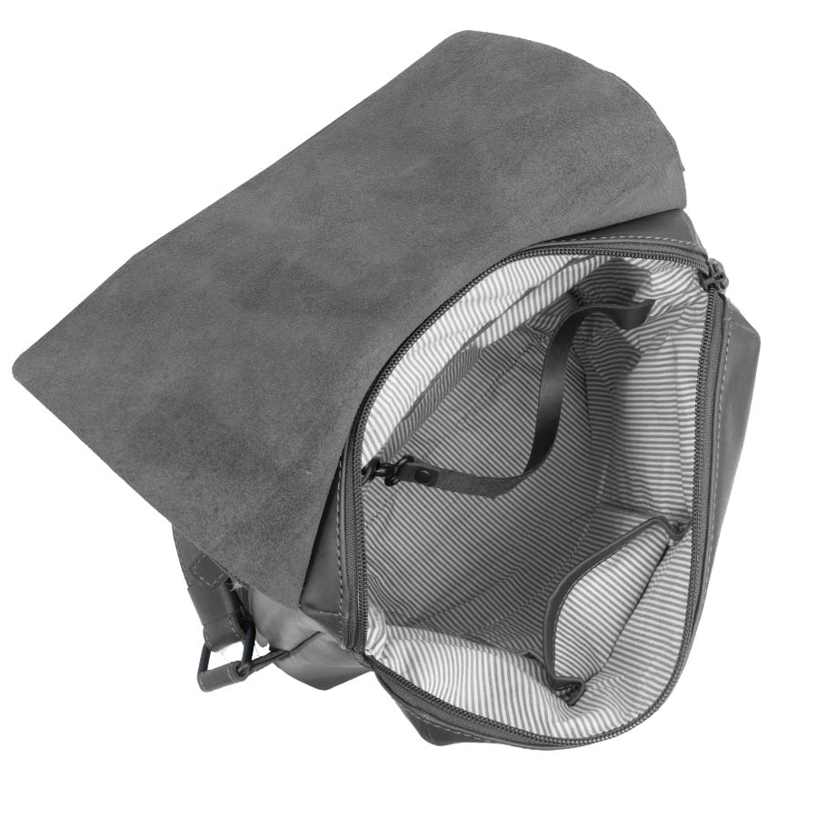 Saccoo Leren rugtas Acis M Black