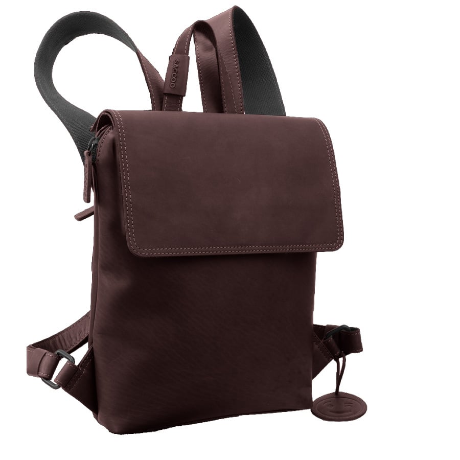 Saccoo Leren rugtas Acis M Chestnut