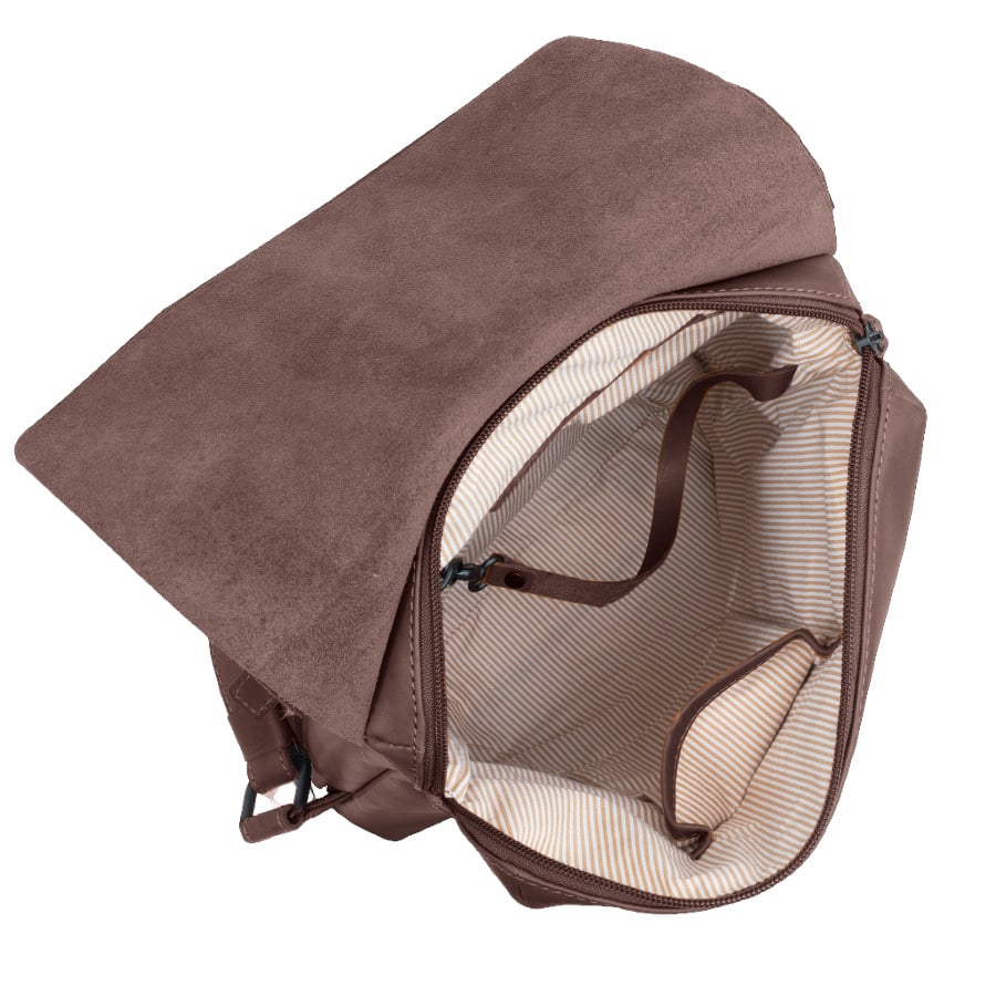 Saccoo Leren rugtas Acis M Chestnut