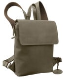 Saccoo Leren rugtas Acis M Military Green