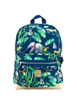 Zebra Pick & Pack Jungle rugtas Blauw Medium