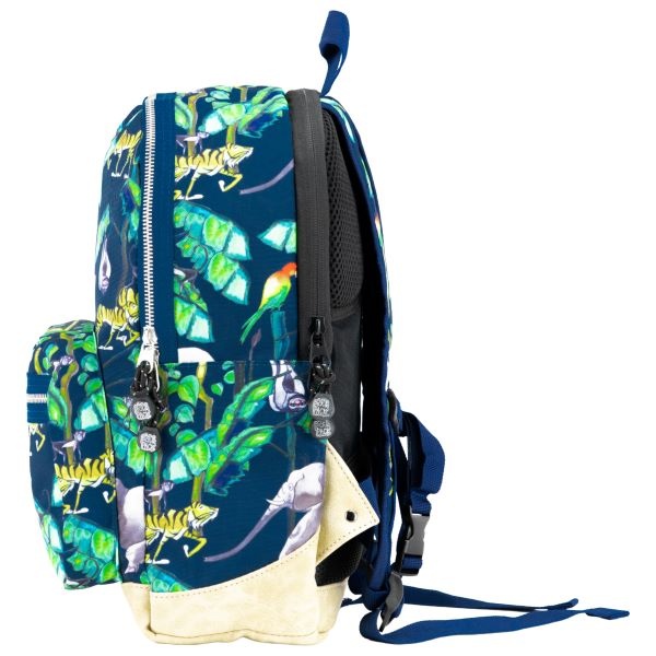 Zebra Pick & Pack Jungle rugtas Blauw Medium