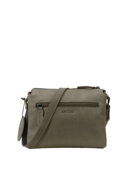 Saccoo Leren schoudertasje Tre Military