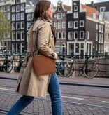 Saccoo Leren schoudertas Grenada 71143 Cognac