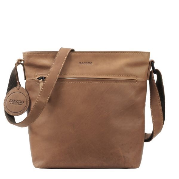 Saccoo Leren schoudertas Grenada 71143 Cognac