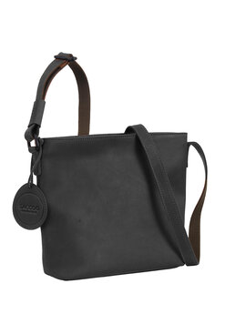 Saccoo Leren schoudertas Grenada 71143 Black