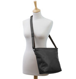 Saccoo Leren schoudertas Grenada 71143 Black