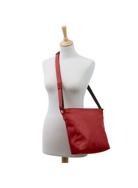 Saccoo Leren schoudertas Grenada 71143 Red