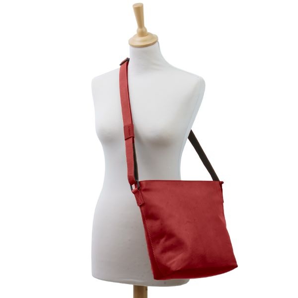 Saccoo Leren schoudertas Grenada 71143 Red