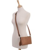 Saccoo Leren schoudertasje Codra 71733 cognac