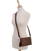 Saccoo Leren schoudertasje Codra 71733 chestnut