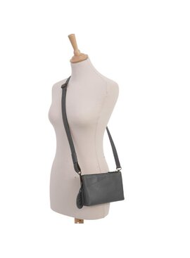 Saccoo Leren schoudertasje Codra 71733 Black