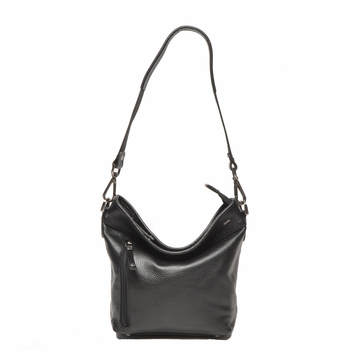 Berba Leren schoudertas Elba collectie Black 828-052