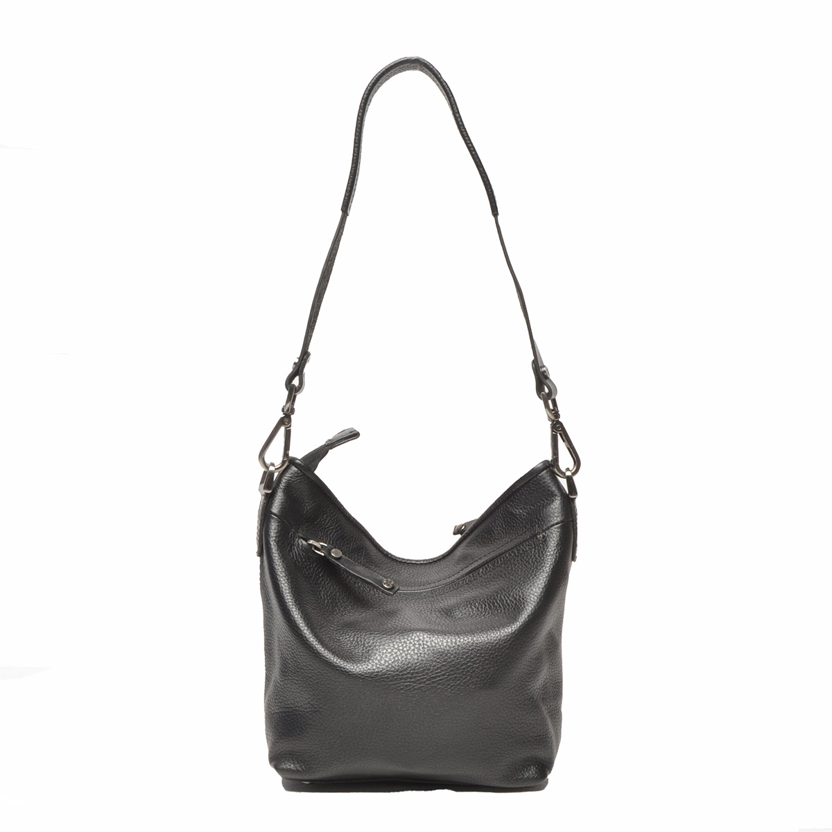 Berba Leren schoudertas Elba collectie Black 828-052