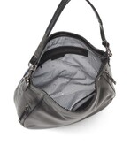 Berba Leren Hobo tas Elba collectie Black 828-598