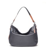 Berba Leren Hobo tas Elba collectie Navy 828-598