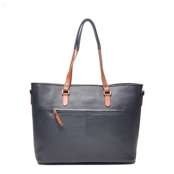 Berba Leren Laptoptas Elba collectie Navy 828-899