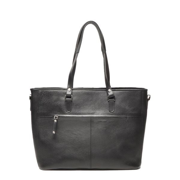 Berba Leren Laptoptas Elba collectie black 828-899