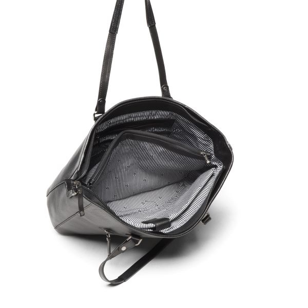 Berba Leren Laptoptas Elba collectie black 828-899