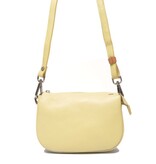 Berba Leren dames crossbody schoudertasje  Banana 828-253