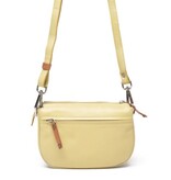 Berba Leren dames crossbody schoudertasje  Banana 828-253